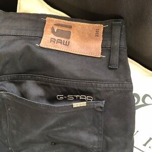 G-Star Slim Fit Black Jeans